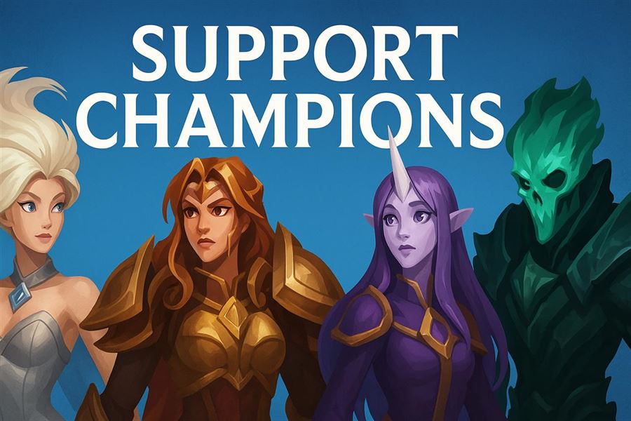 Lol support champions - the backbone of every team
