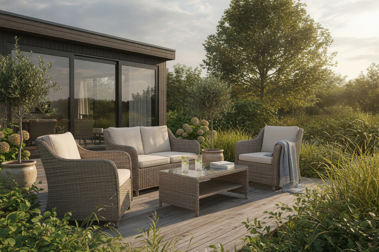Alt om havestole i polyrattan: Komfort, stil og minimal vedligeholdelse